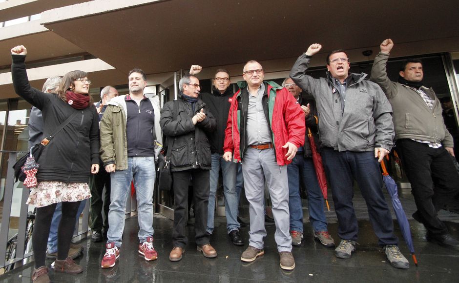 Concentracin de apoyo a Pedro Galeano, en Alcal de Henares