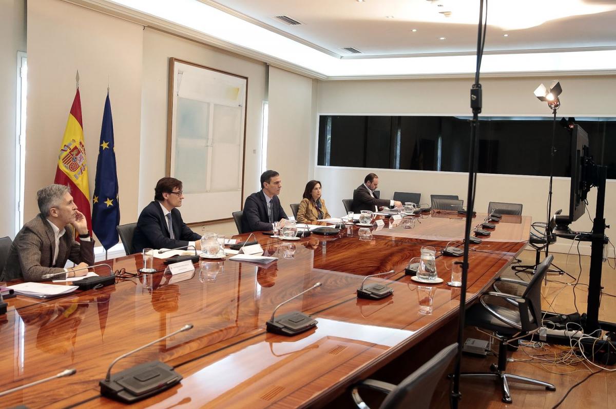 El Gobierno pide al Congreso prorrogar 15 das el estado de alarma por la crisis del coronavirus.