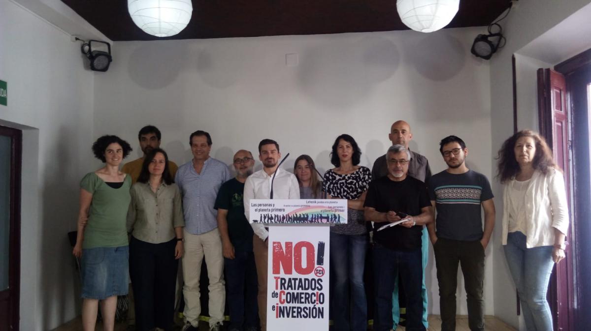 CCOO dice No a los Tratados de Comercio e Inversin