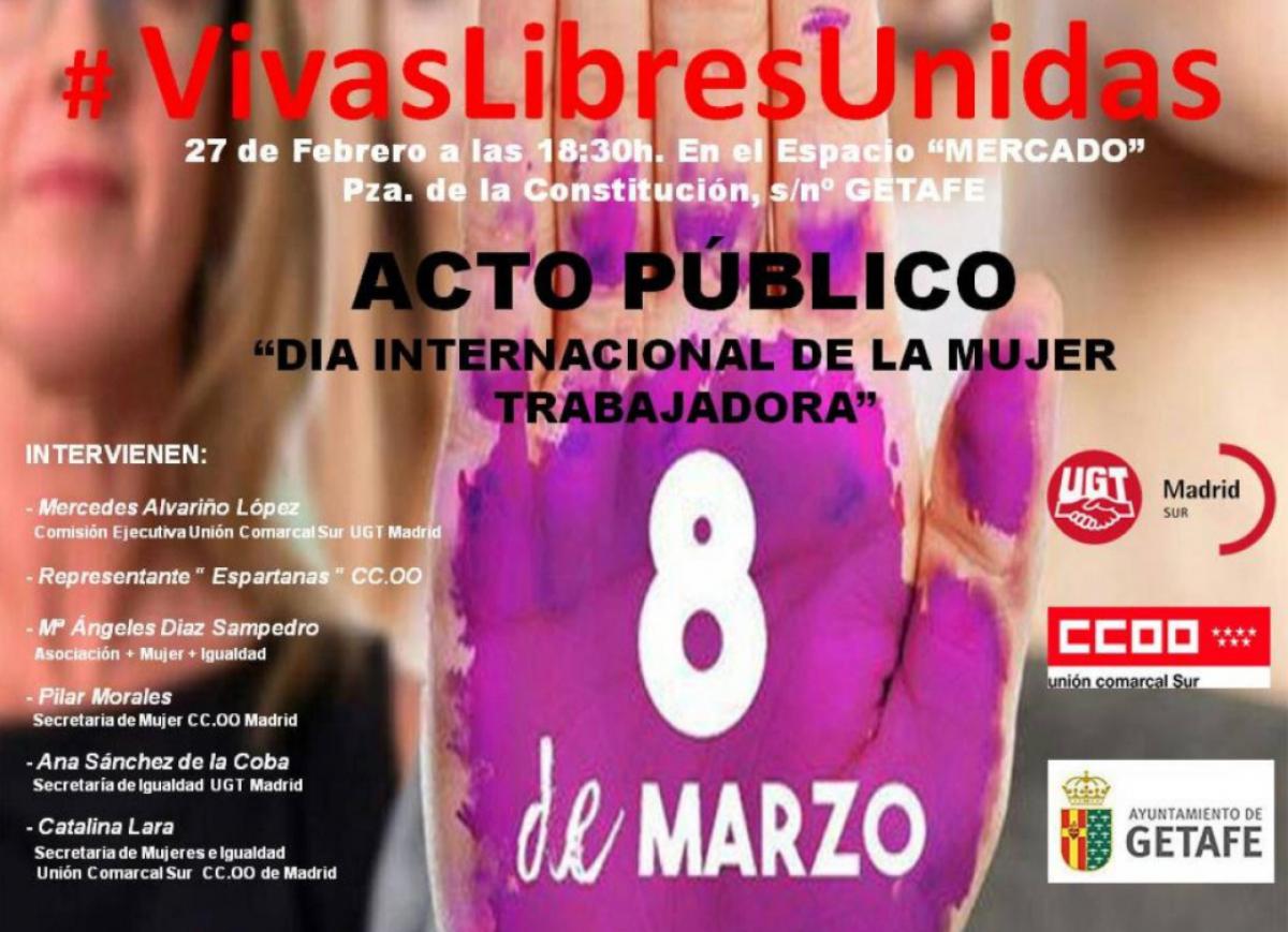 Acto pblico en Getafe