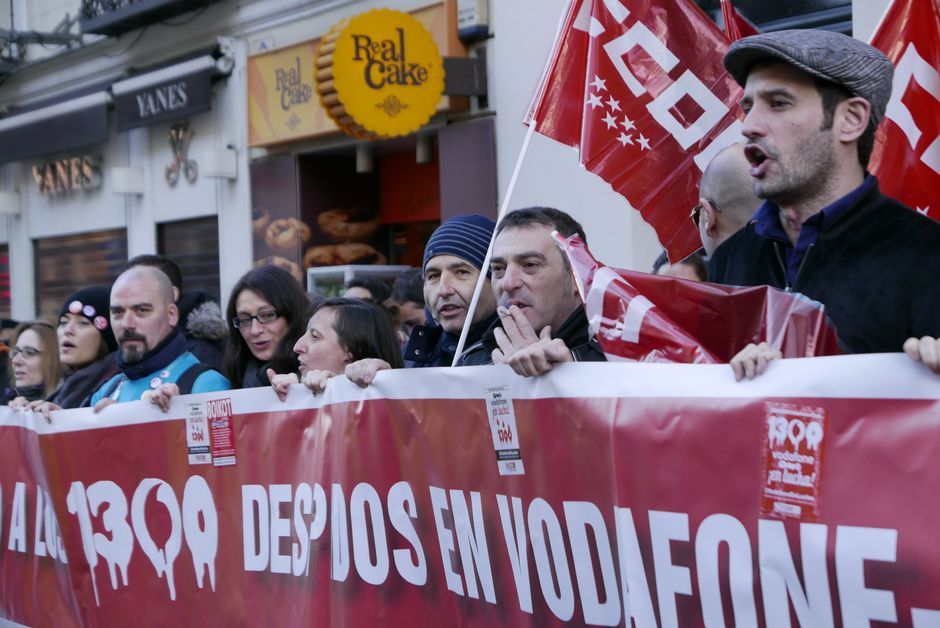 CCOO Vodafone-Ono se concentra ante la Audiencia Nacional