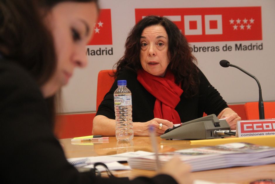 Isabel Galbn, secretaria general Federacin de Enseanza de CCOO de Madrid