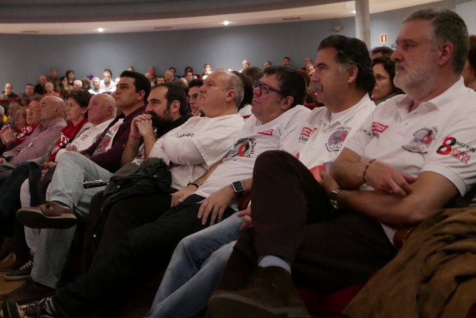 Acto pblico en apoyo a "Los 8 de Airbus" en defensa del derecho de huelga, Getafe 2-2-2016