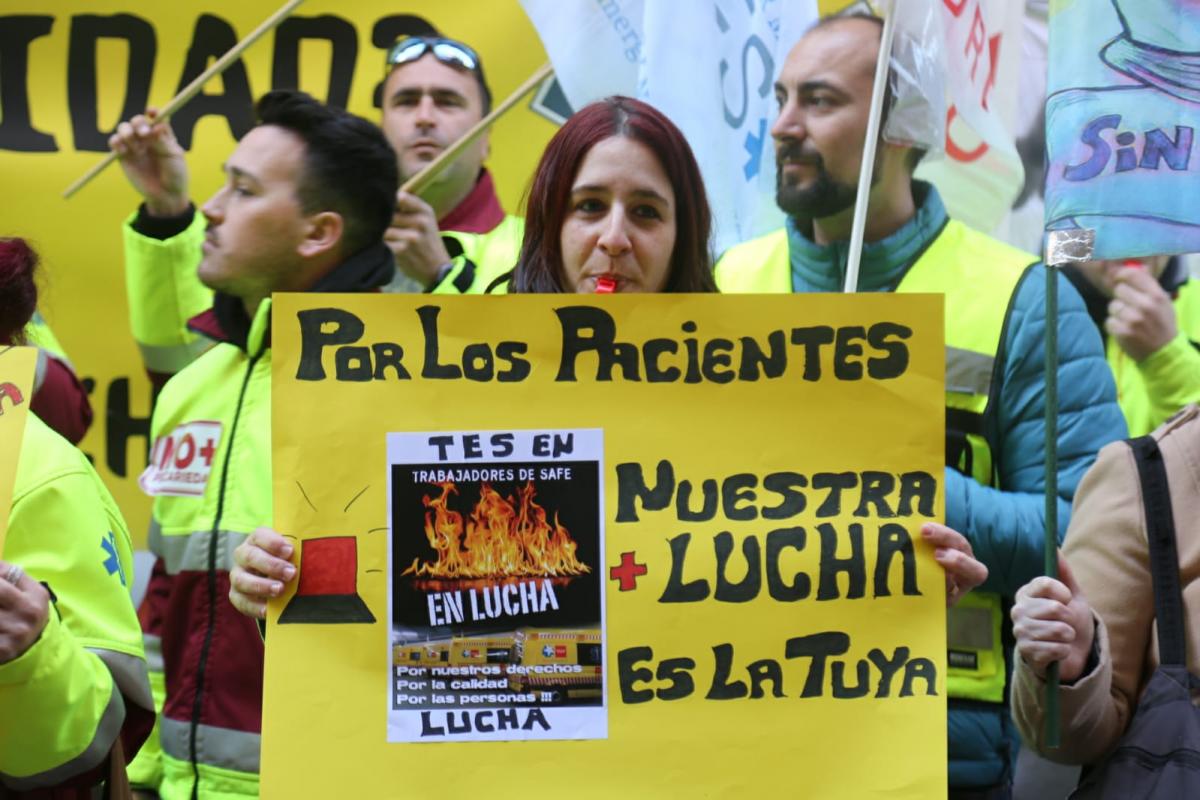 CCOO y el resto de los sindicatos de ambulancias se movilizan