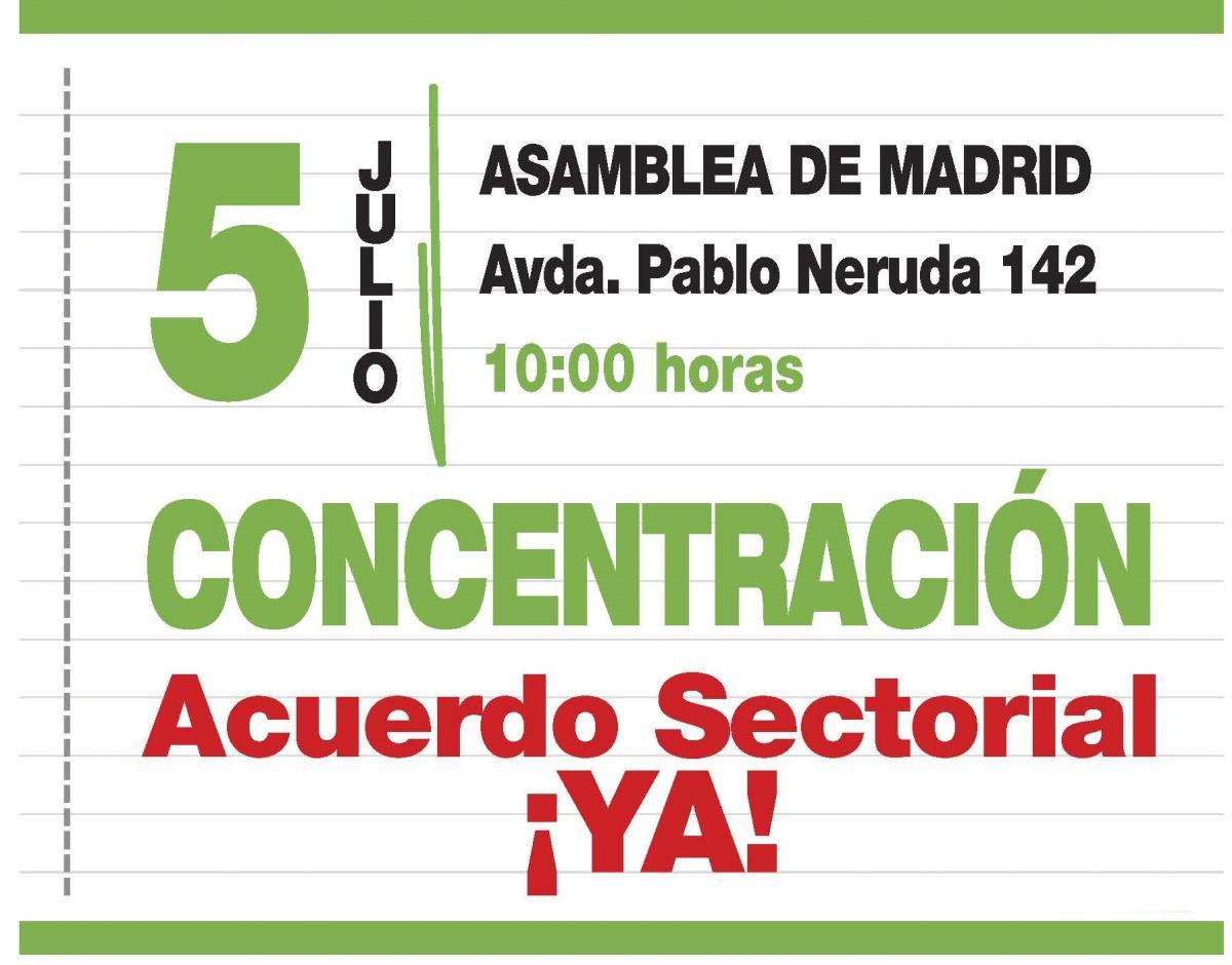 Concentracin por el cumplimiento del Acuerdo Sectorial