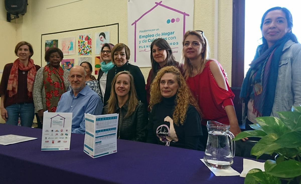 CCOO de Madrid, con las trabajadoras del sector domstico