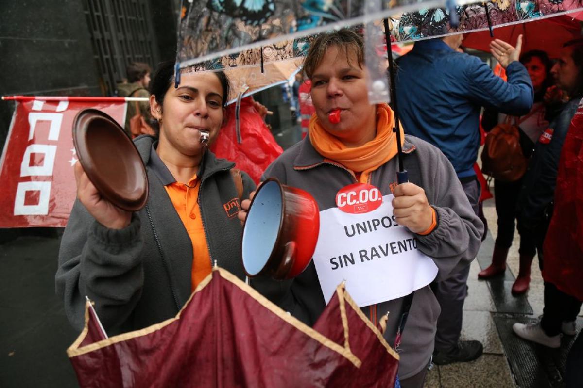 Concentracin contra el ERE en Unipost
