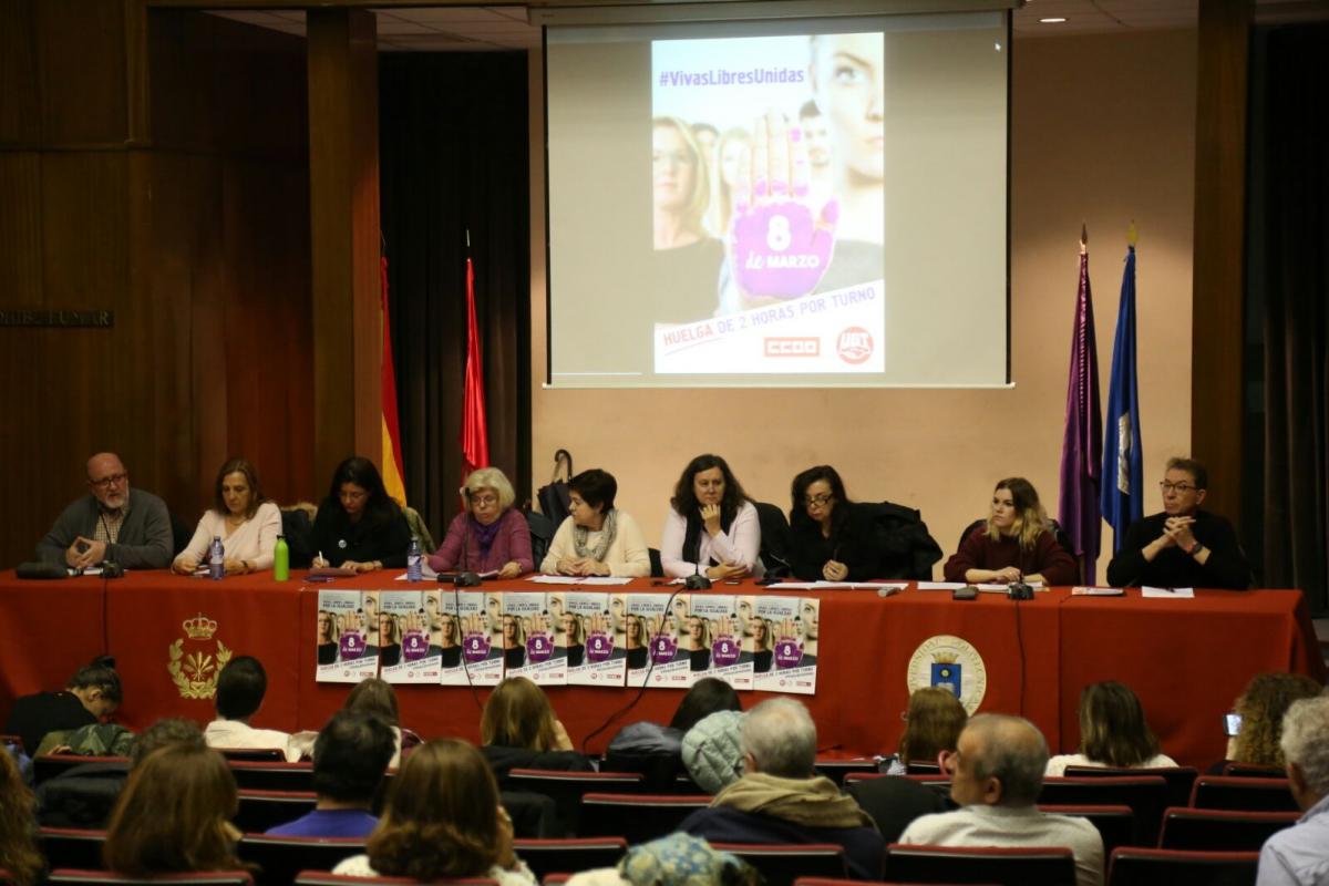 Un momento del acto en la UPM