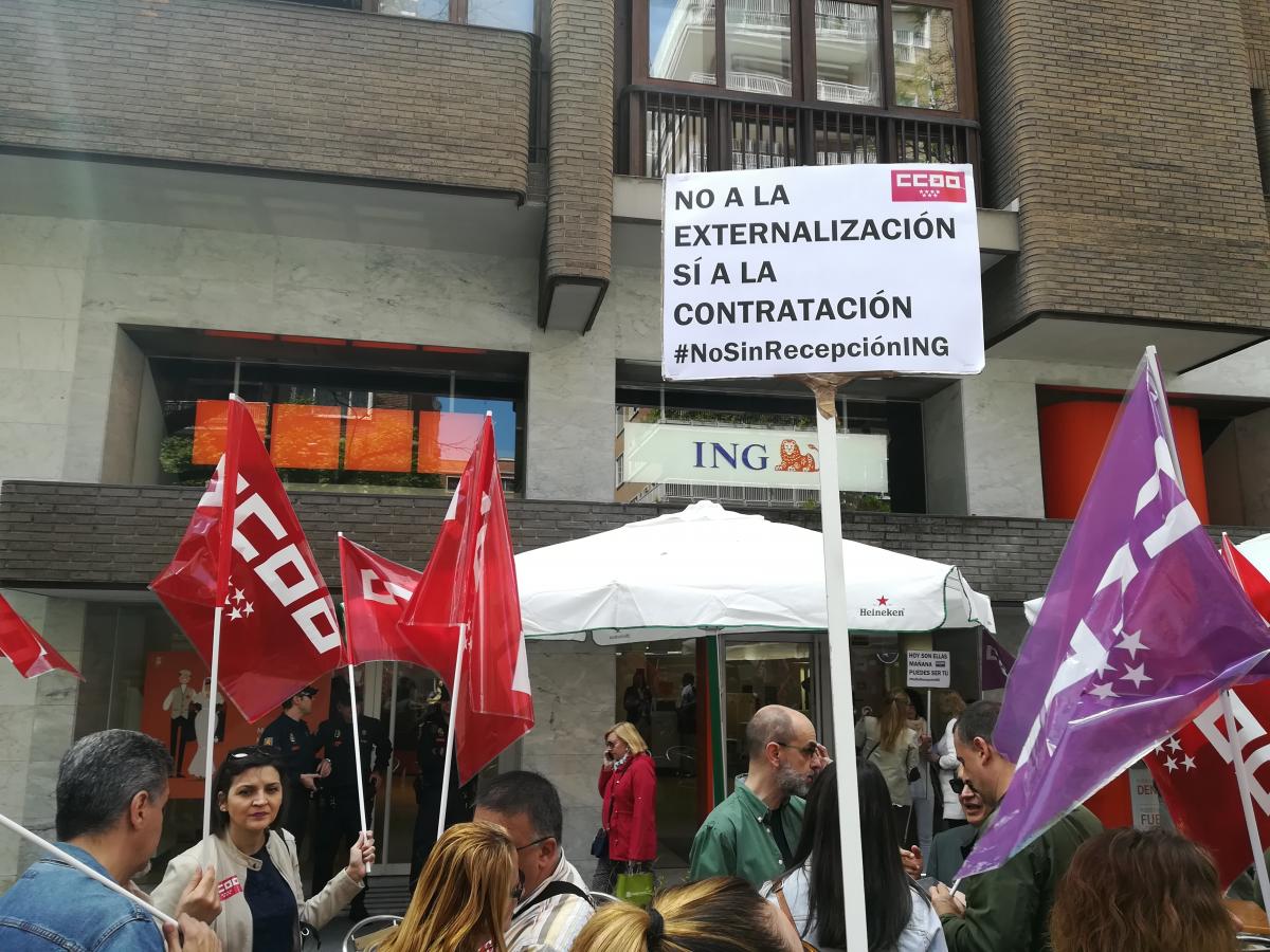 Contra la externalizacin en ING