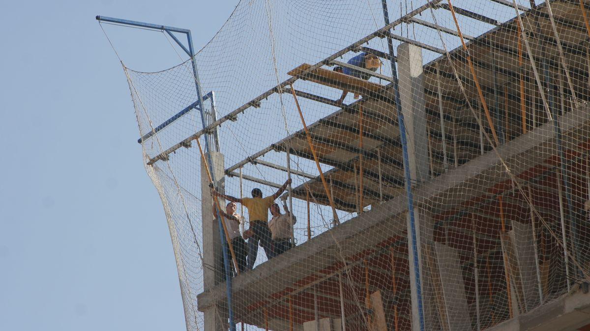 Trabajadores de la construccin en Madrid