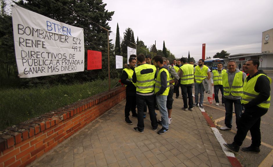 Huelga en BTREN 5 mayo 2016