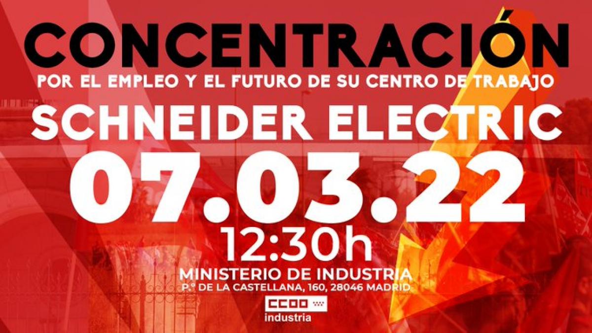 Concentracin por el empleo y el futuro de Schenider en Grion