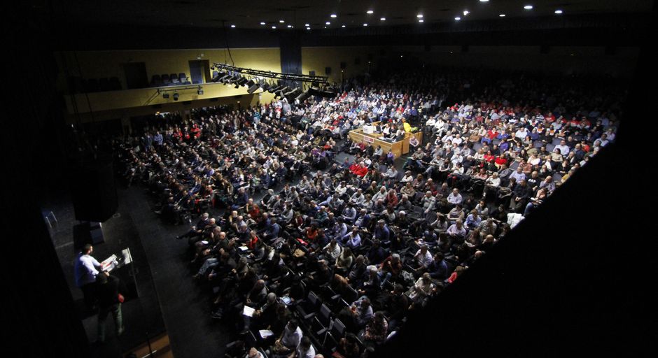 Acto Pblico para defender el Derecho de Huelga