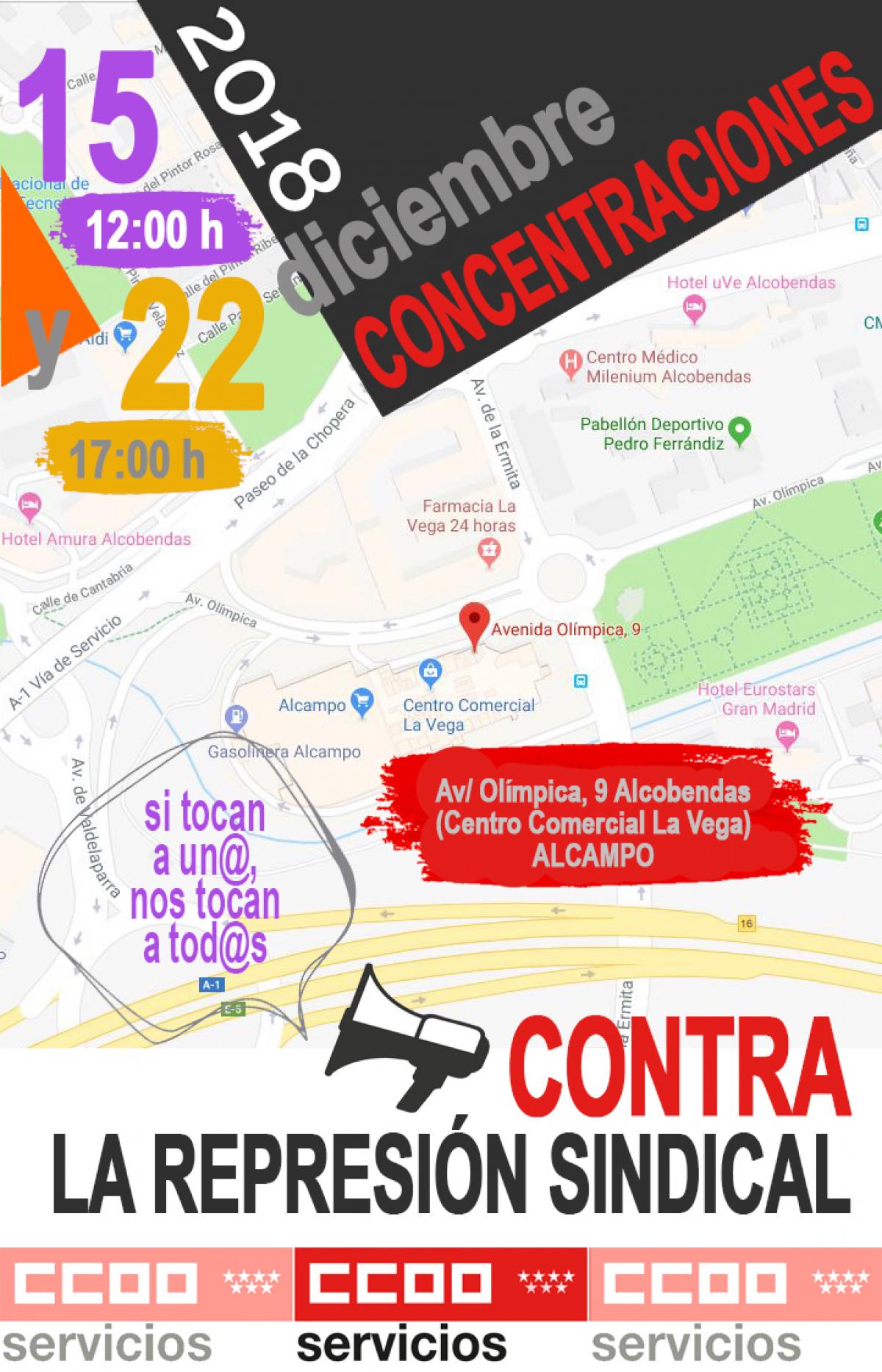 Cartel Alcampo