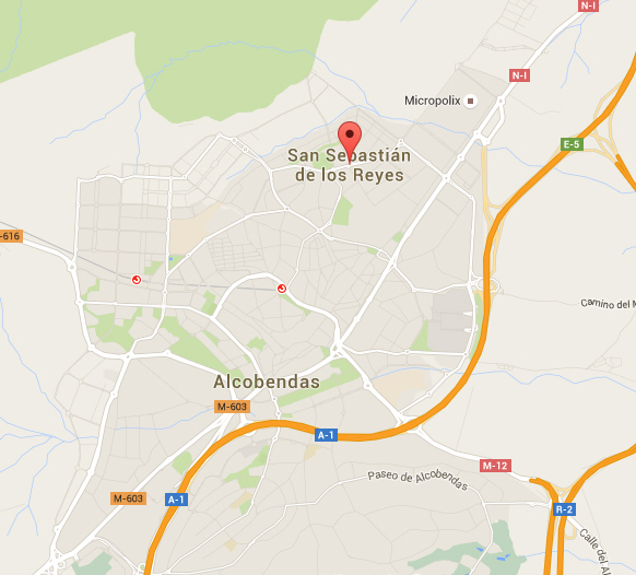 Mapa San Sebastian de los Reyes