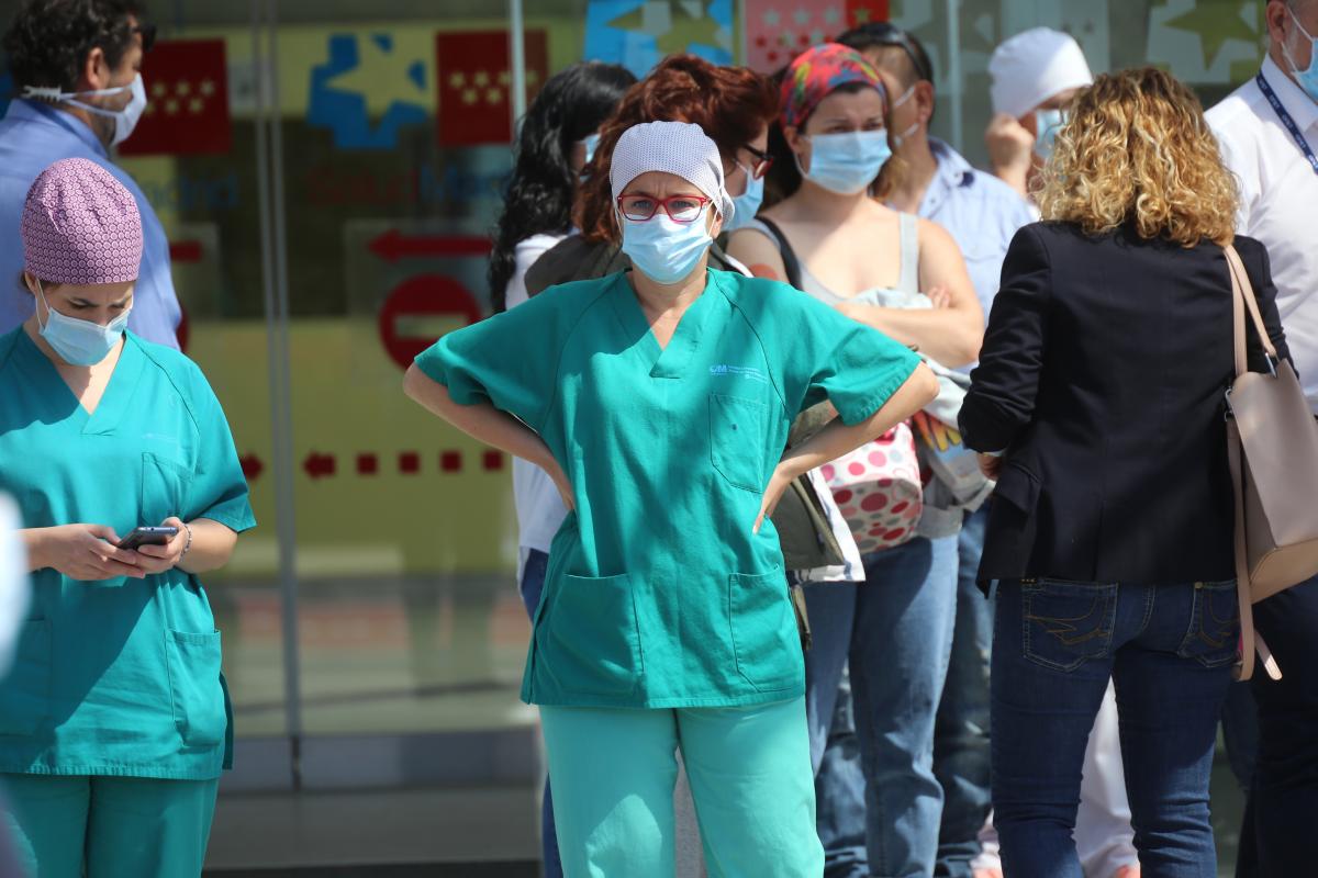 Trabajadora de la sanidad pblica en plena pandemia