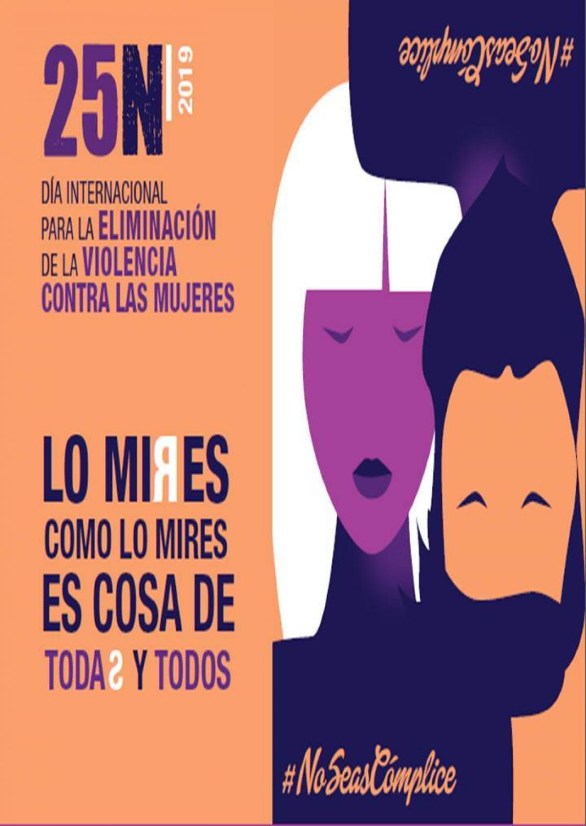 25N Da Internacional para la ELIMINACION DE LA VIOLENCIA CONTRA LAS MUJERES