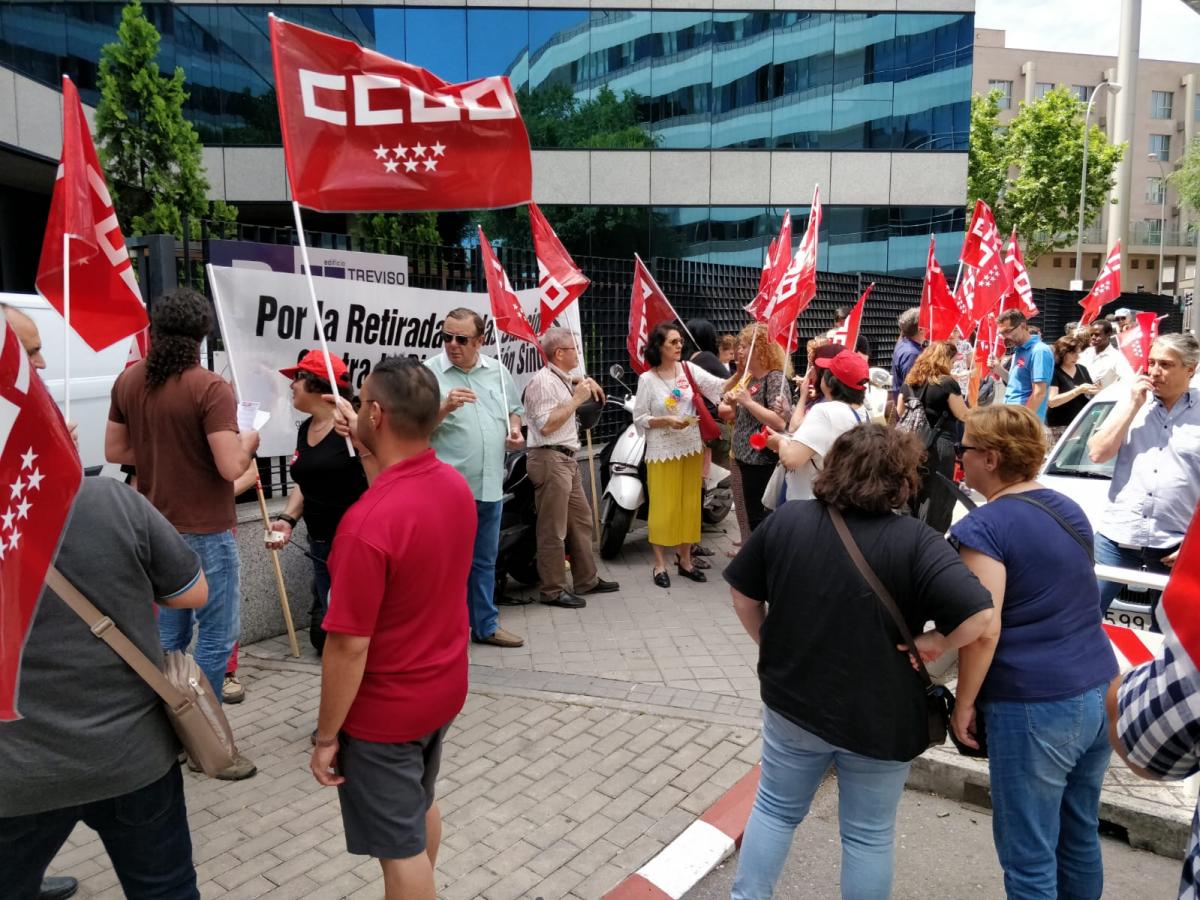CCOO convoca una concentracin contra las sanciones a delegadas sindicales en TNS