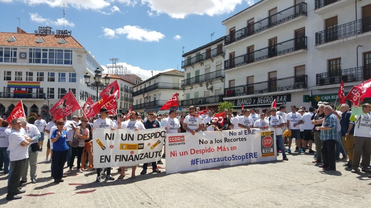 Manifestacin Finanzauto en Arganda