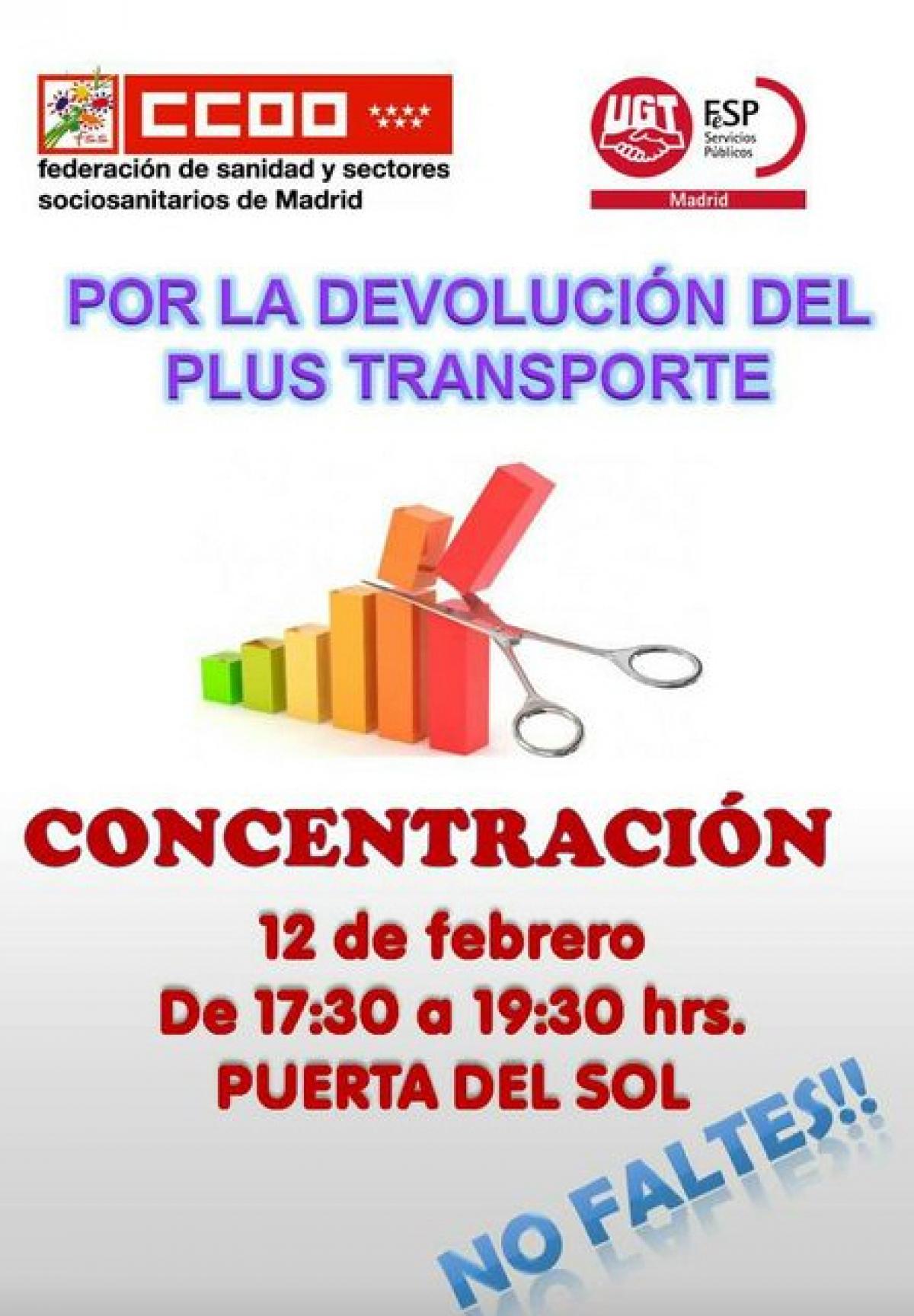 Concentraciones contra la prdida de salario en el sector de Residencias Privadas de Madrid