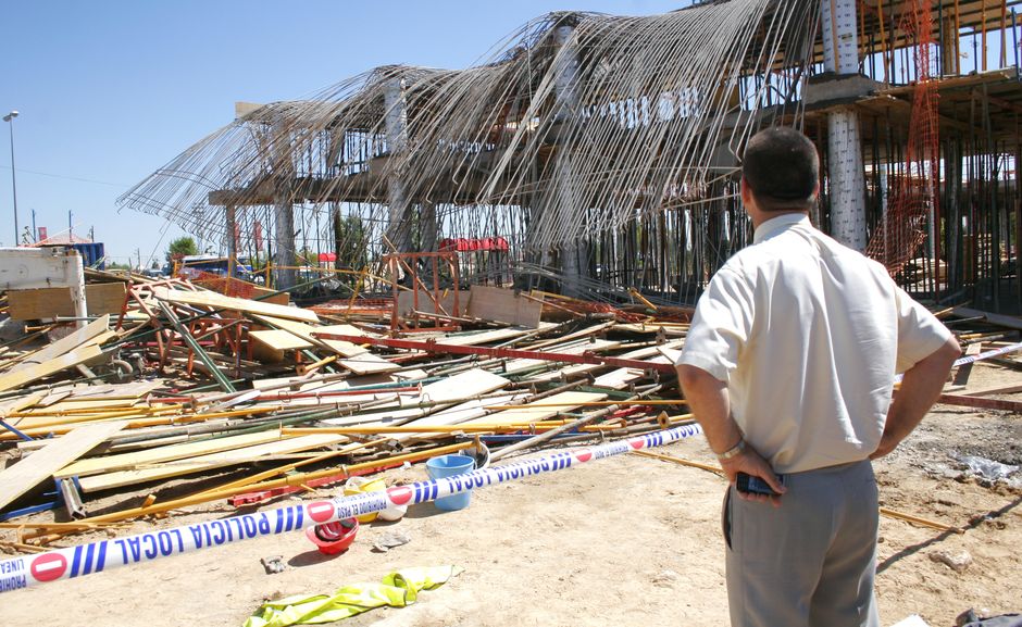 Accidente laboral en Madrid (archivo)