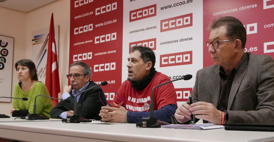Rueda de prensa sobre el conflicto de Coca Cola