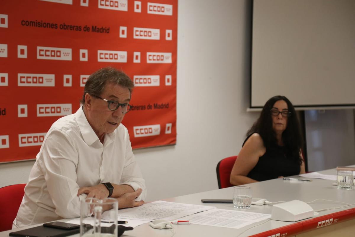 Jaime Cedrn e Isabel Galvn durante la rueda de prensa