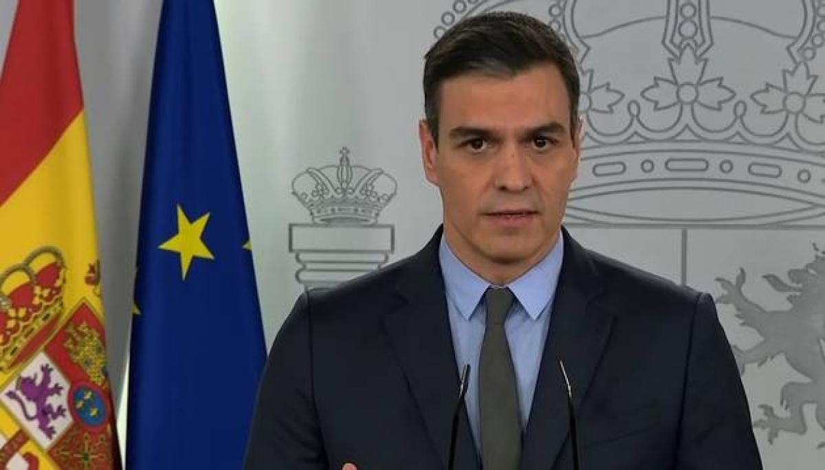 Snchez anuncia el cese de todas las actividades "no esenciales" hasta el 9 de abril