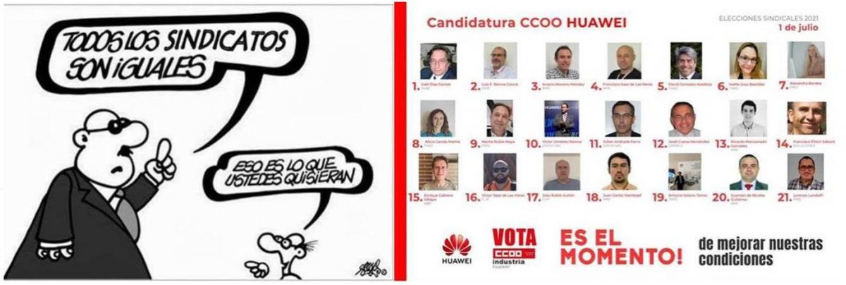 VOTA CCOO HUAWEI