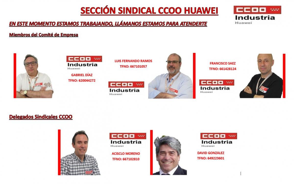 SECCIN SINDICAL CCOO HUAWEI
