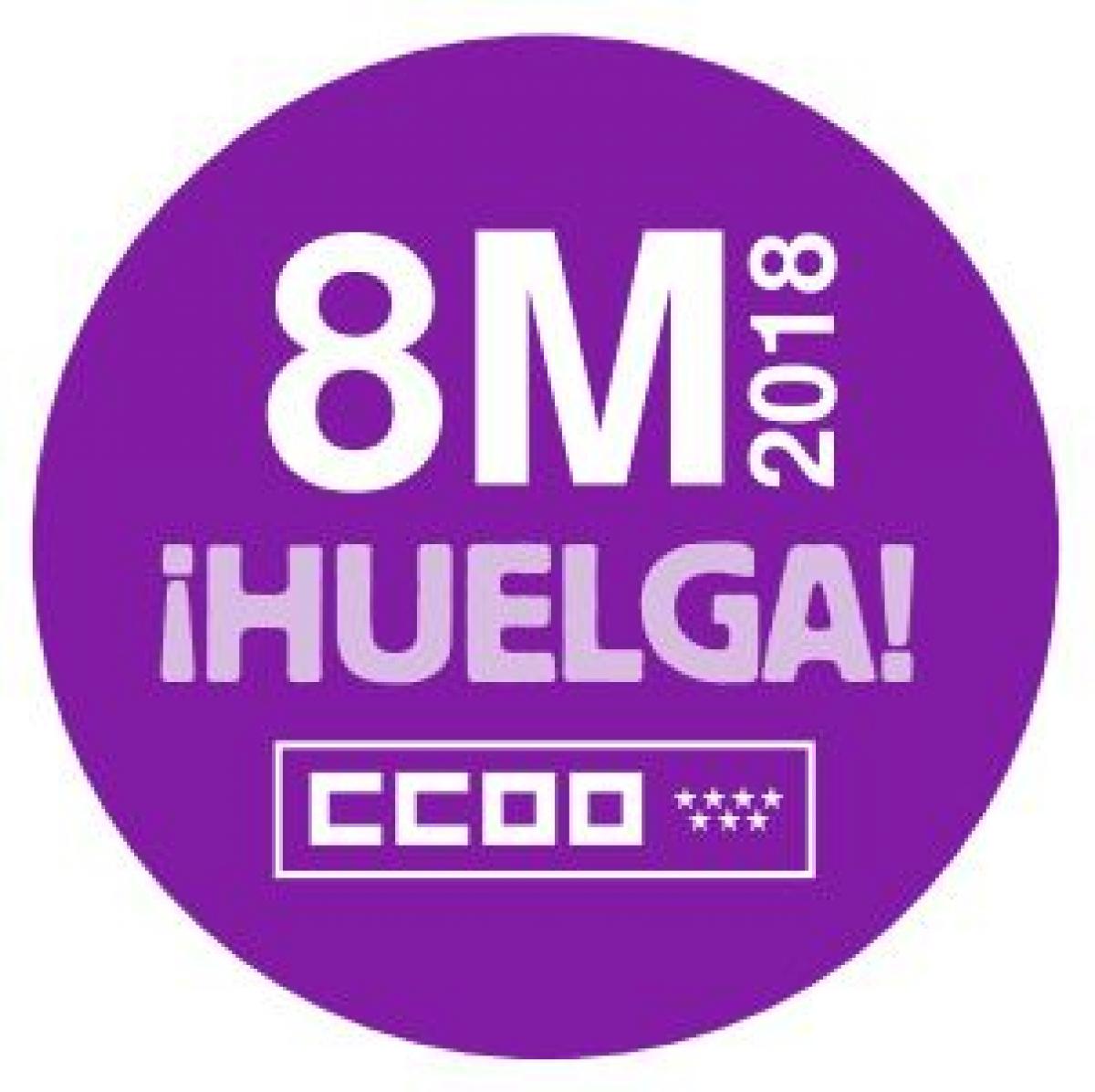 8 de Marzo 2018, huelga de 2h por turno