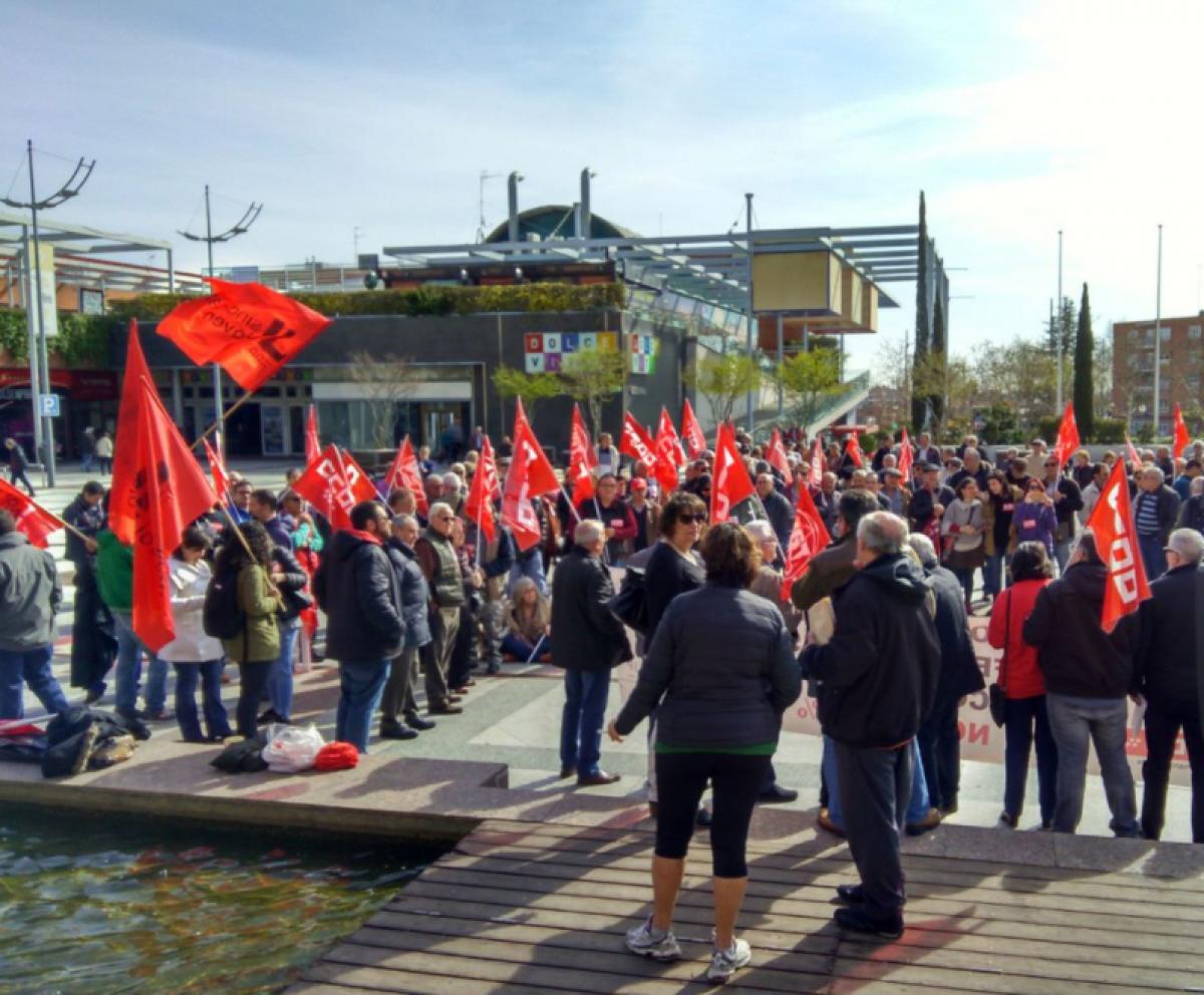Concentracin por unas pensiones dignas, en Alcobendas