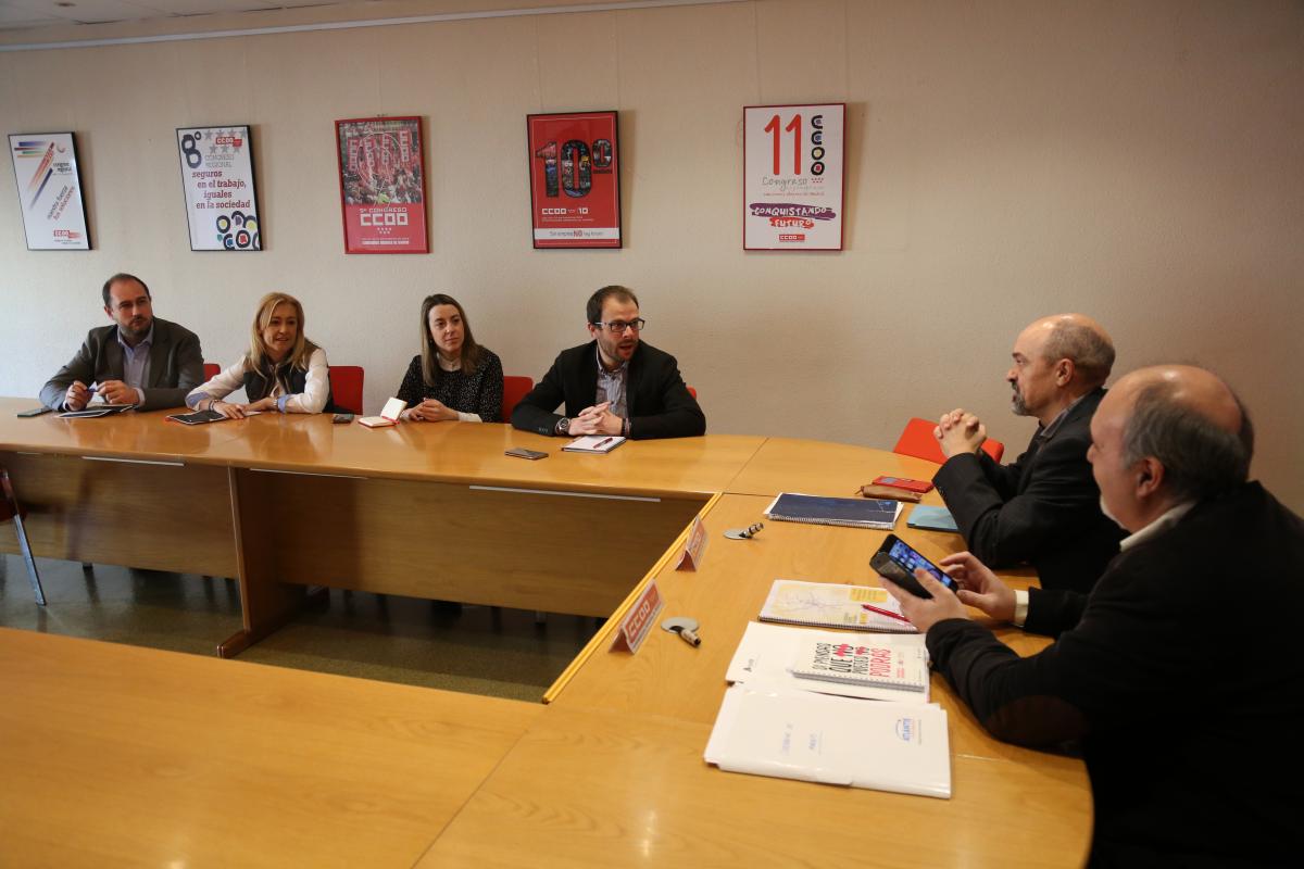 Reunin PSOE-M y CCOO Madrid