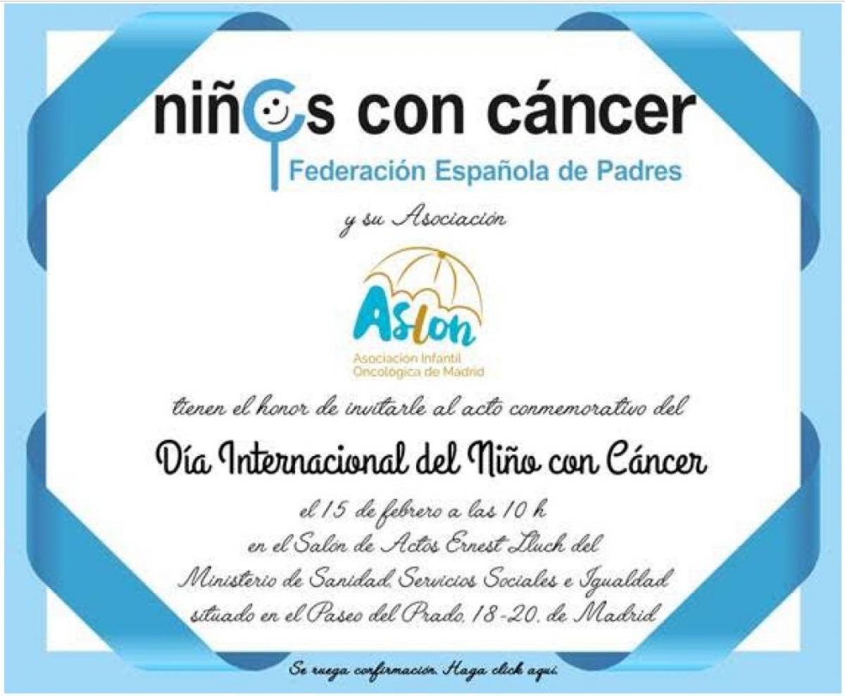 Da Internacional del Nio con Cncer
