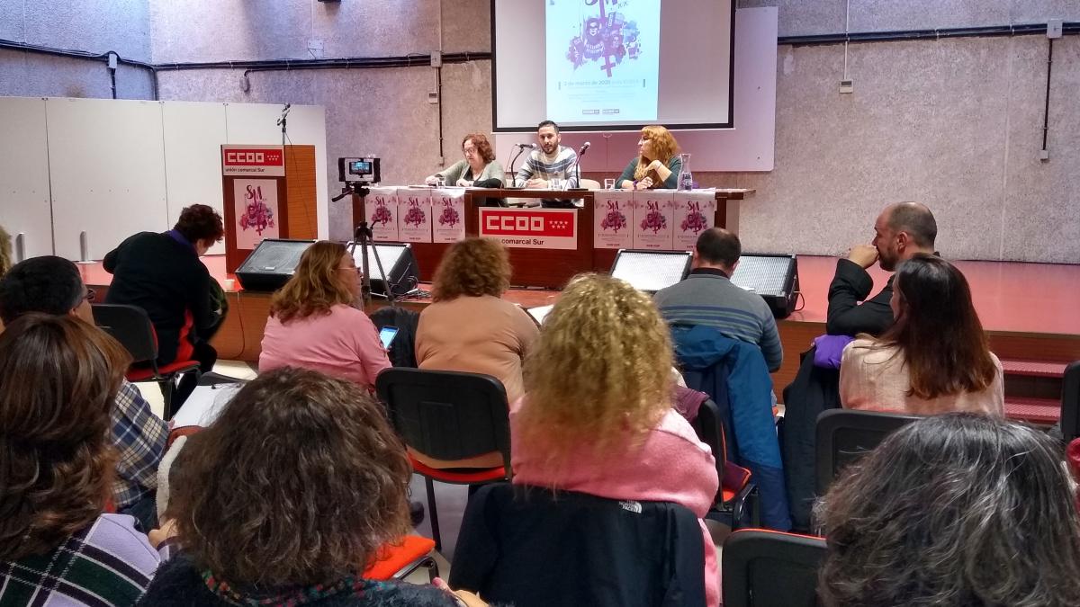 Un momento de la jornada, en Getafe