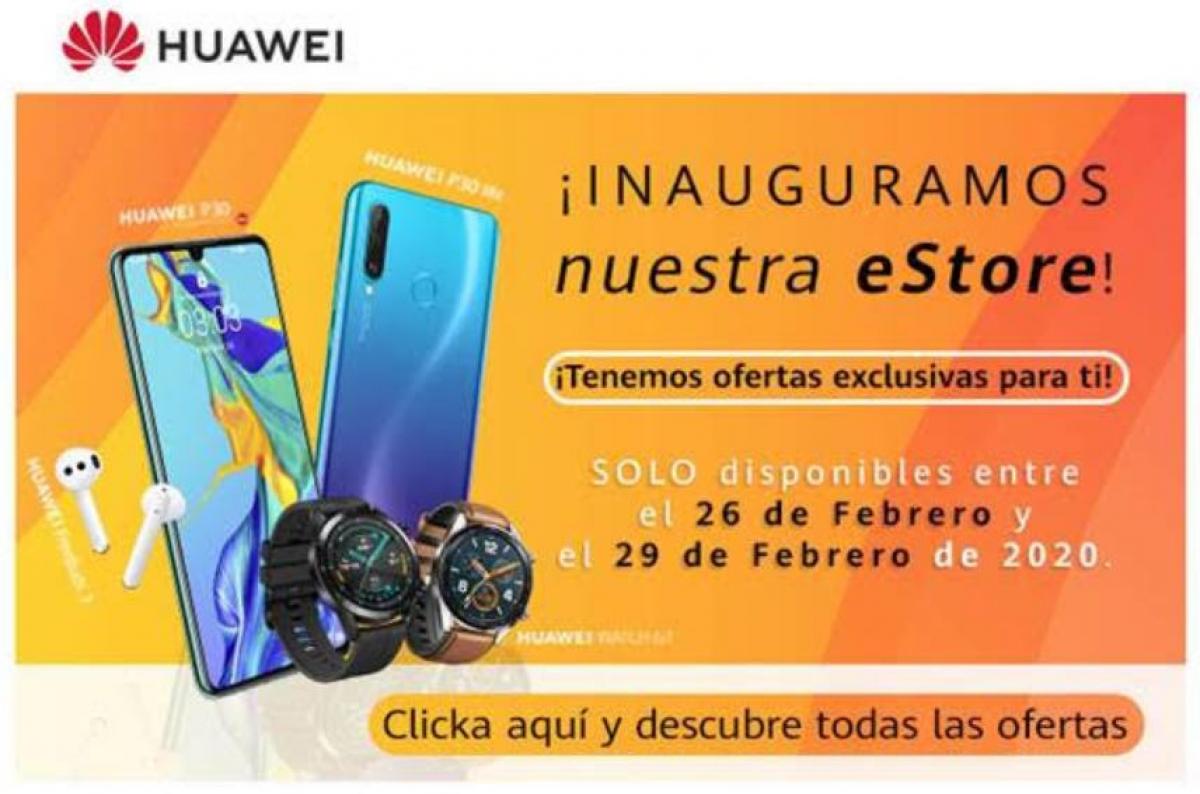 Promocin Interna para celebrar inaguracion de HUAWEI estore oficial