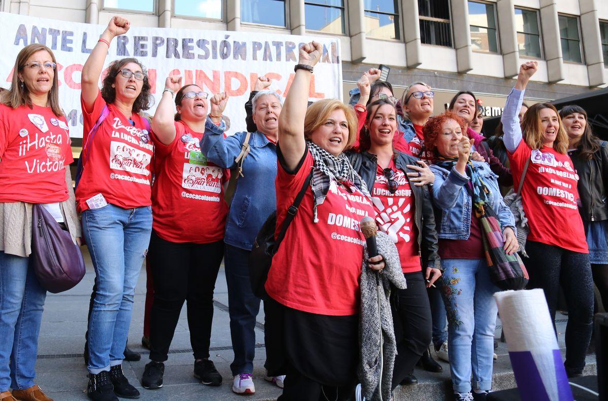 Coca-Cola admite que vulner los derechos fundamentales de Mercedes, delegada de CCOO y trabajadora de Casbega