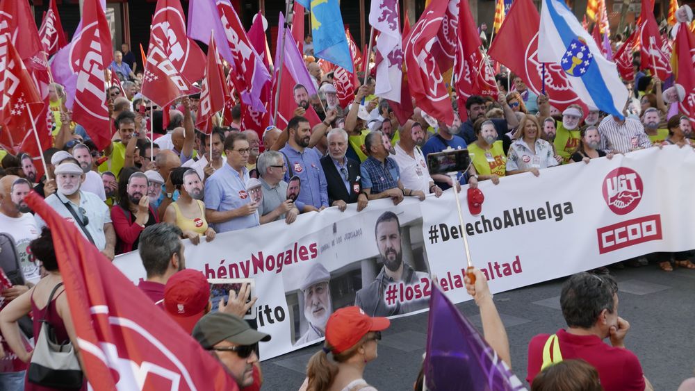 Manifestacin en apoyo a "Los dos de la lealtad"