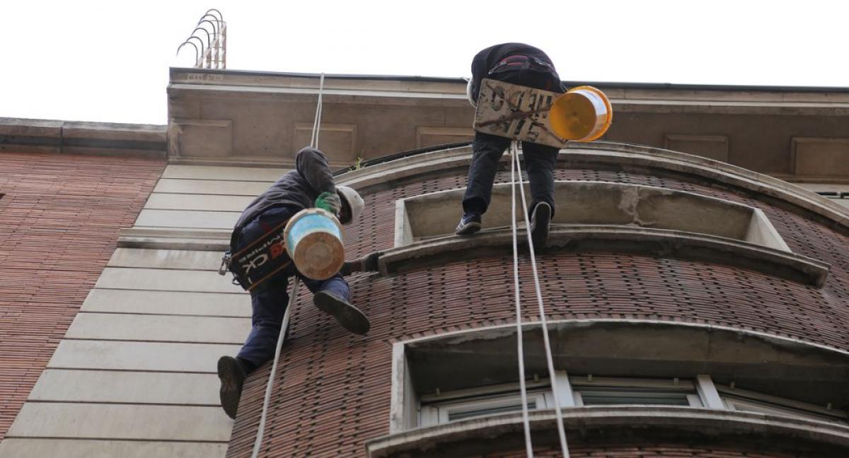 CCOO denuncia el goteo continuo de accidentes laborales por cada en altura