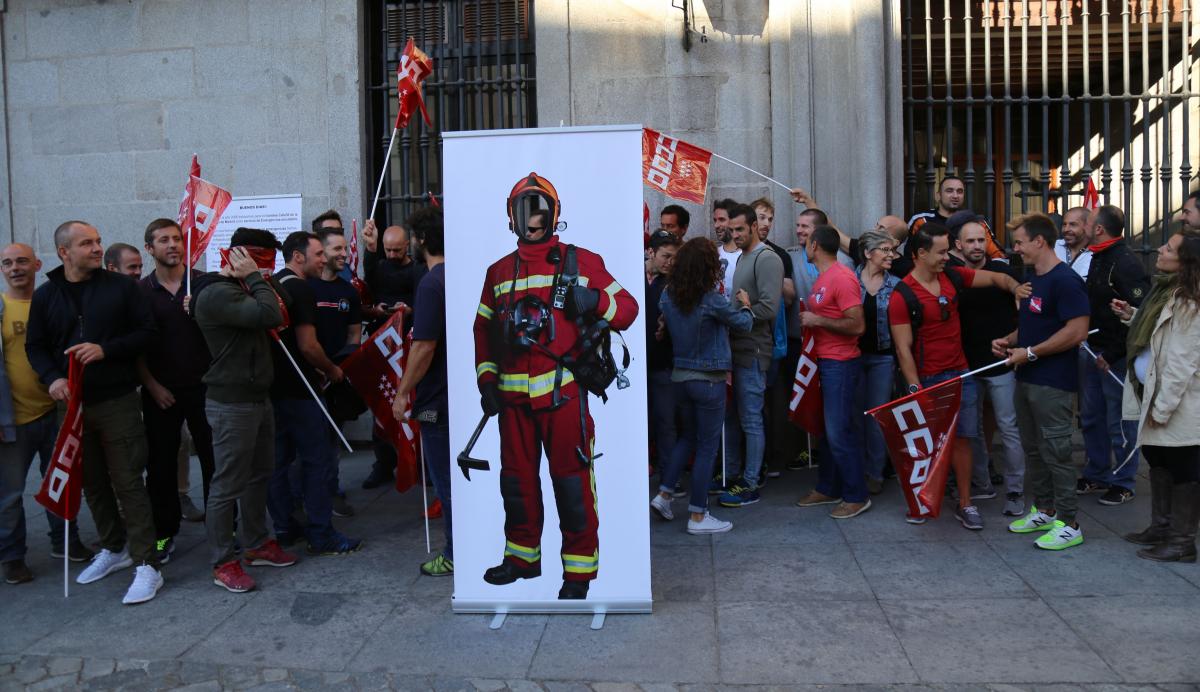 La plantilla de mantenimiento de los tneles de la M30 convoca concentraciones ante el Ayuntamiento de Madrid