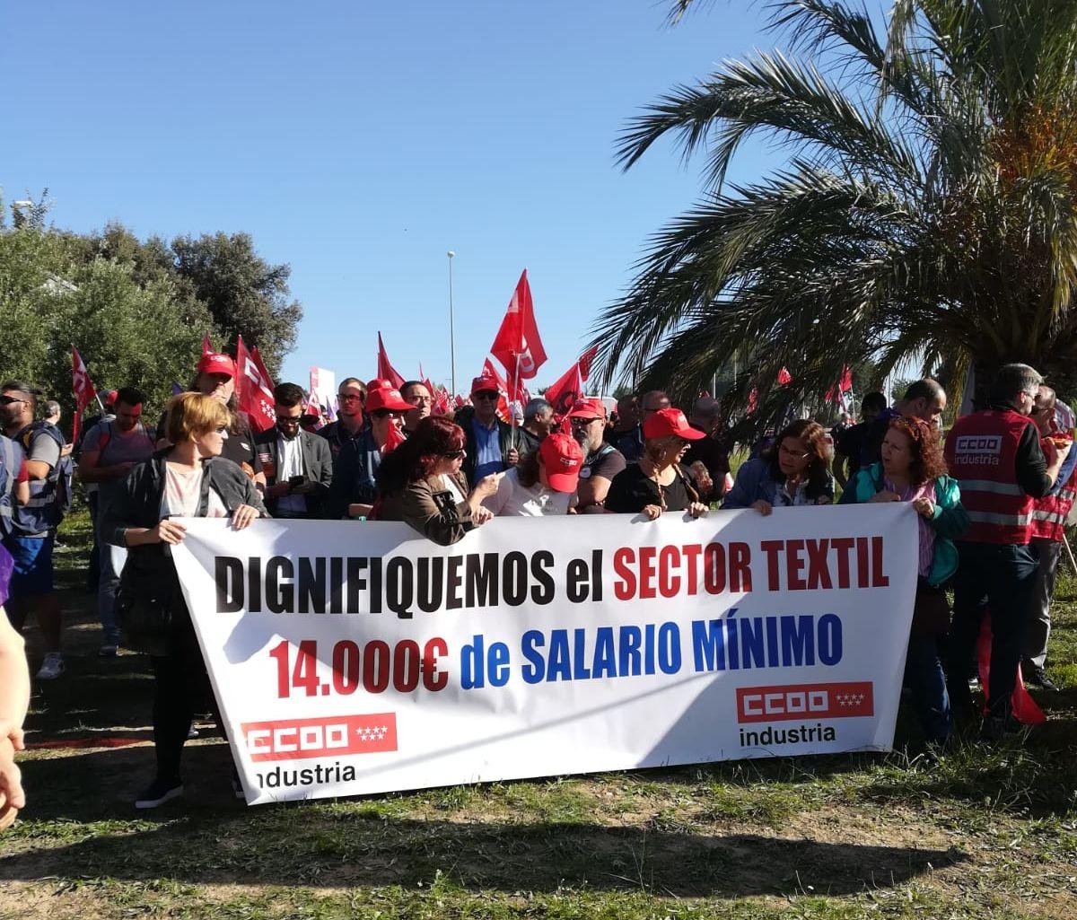 Concentracin para dignificar el sector textil
