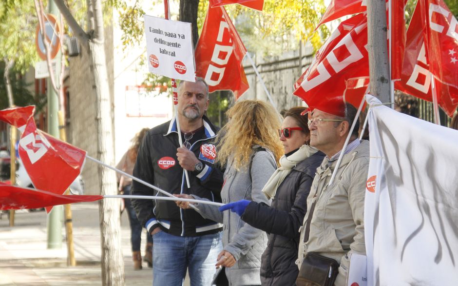 Trabajadores de la empresa Ramiro Jaquete del Estado Mayor de la Defensa