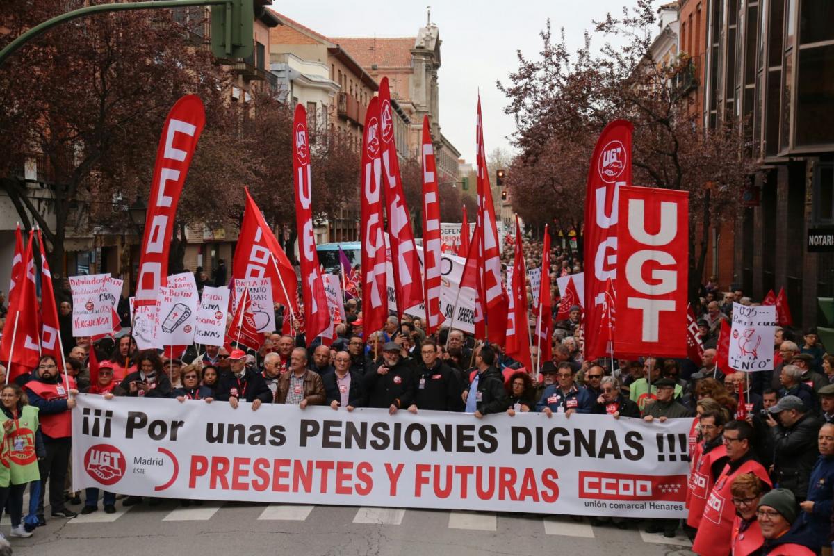 Manifestacin en Alcal, 07-04-2018