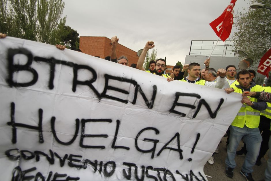 Huelga en los centros de Madrid de Btren Mantenimiento Ferroviario