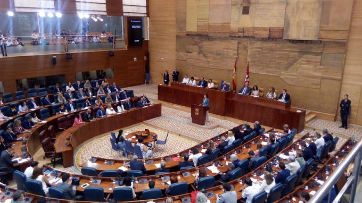Pleno de la Asamblea de Madrid