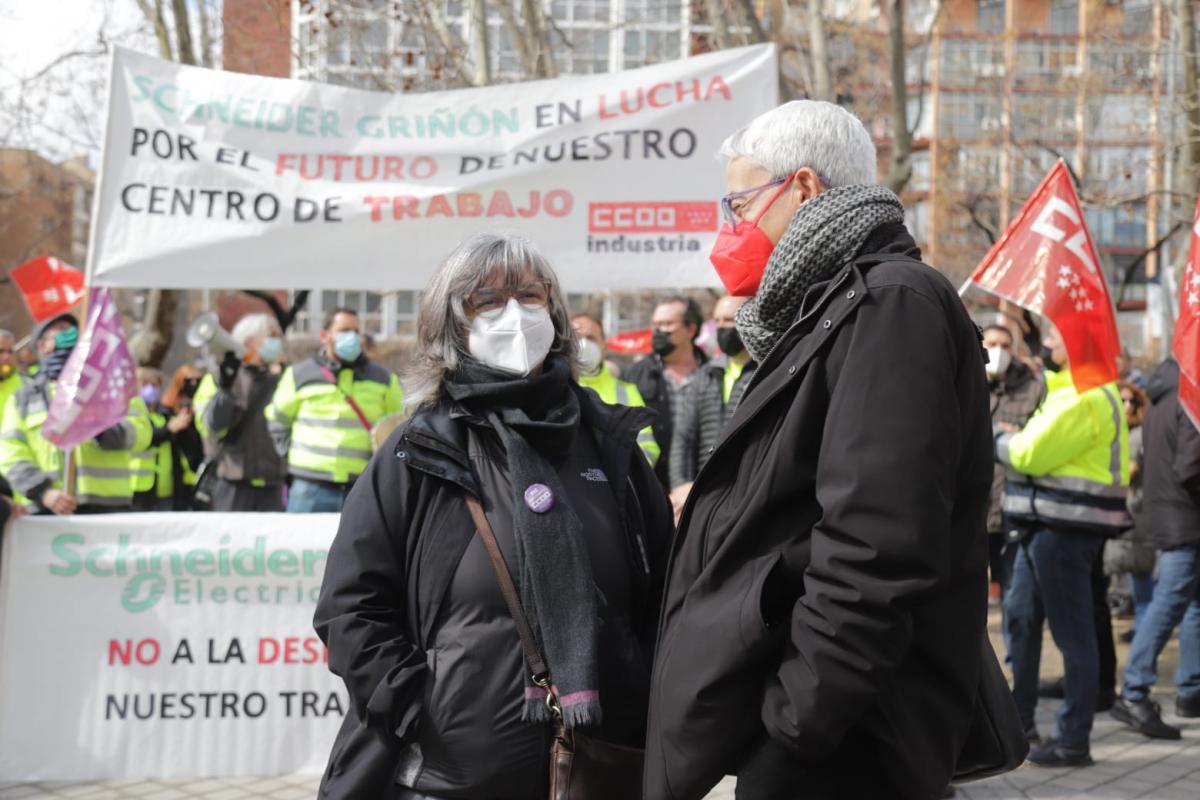 Concentracin en defensa de Schneider Electric Grin