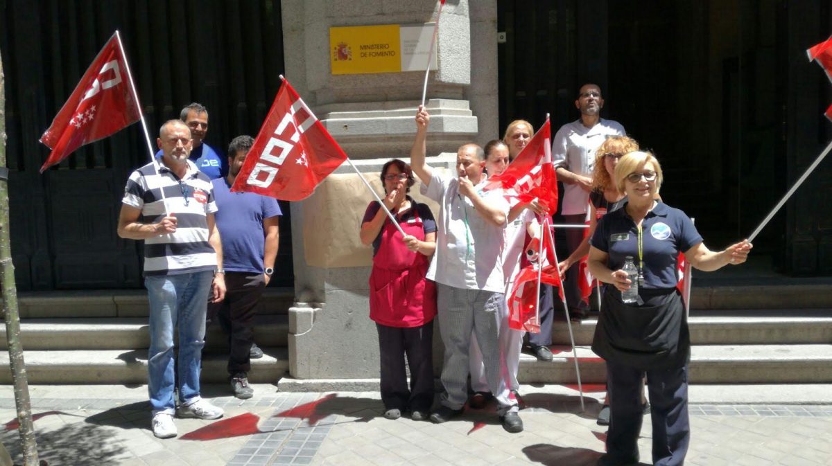 Concentracin ante la Direccin General de la Marina Mercante