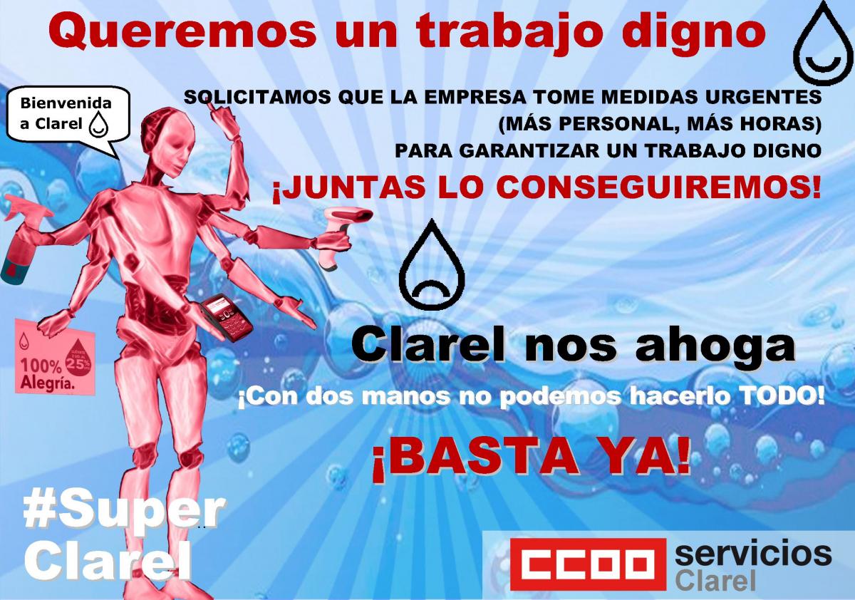 Movilizacin por mejores condiciones laborales de la plantilla de perfumeras Clarel