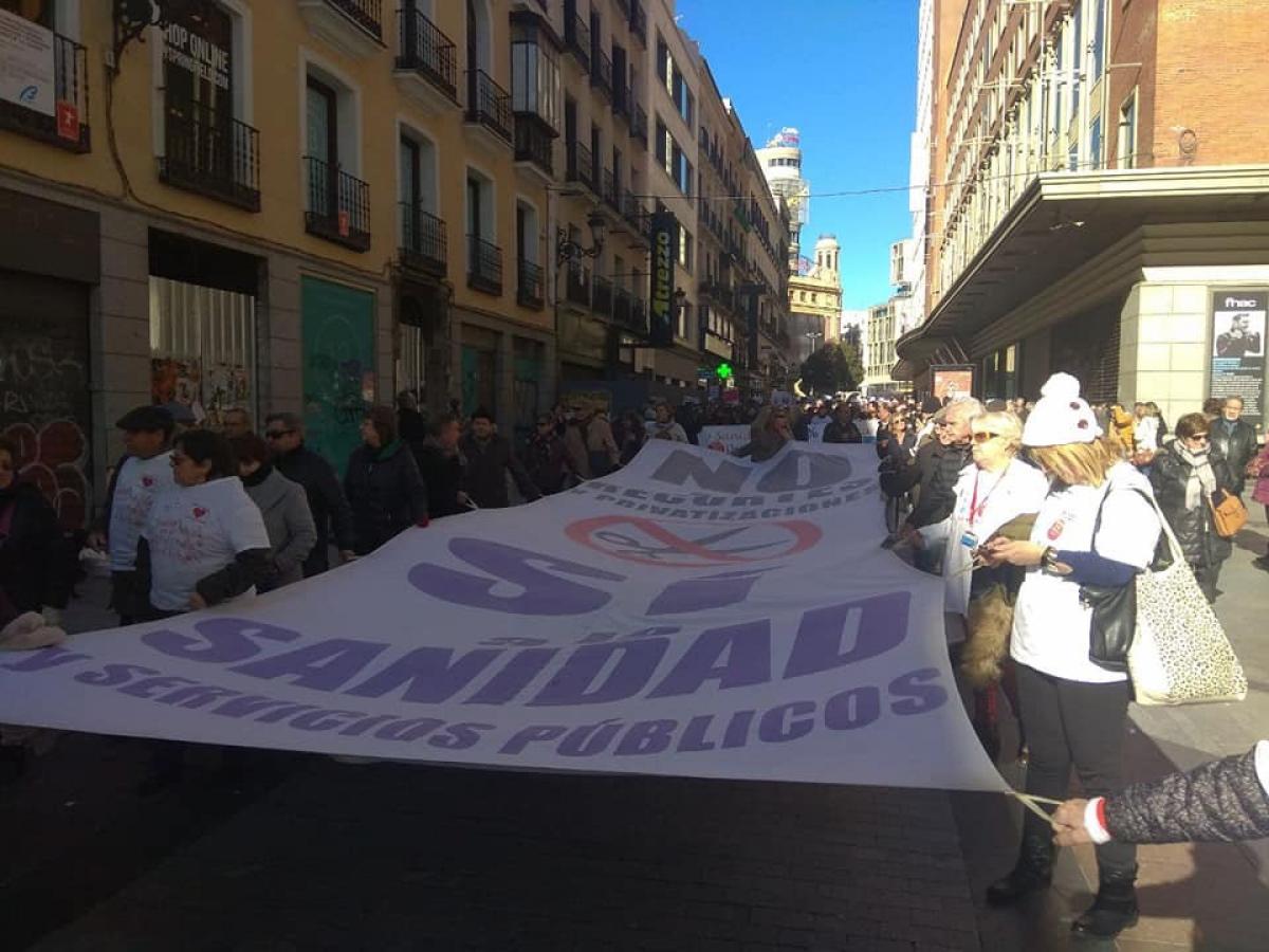 76 Marea Blanca en Madrid
