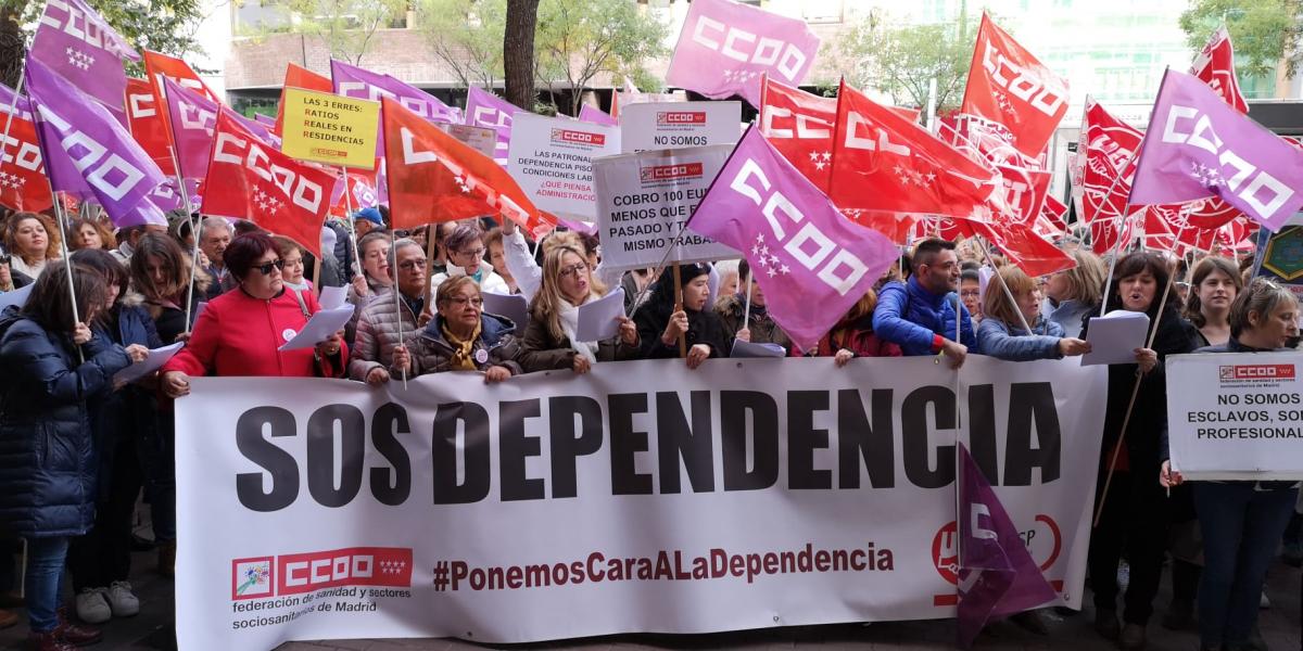 Concentracin este jueves ante la sede de la patronal madrilea